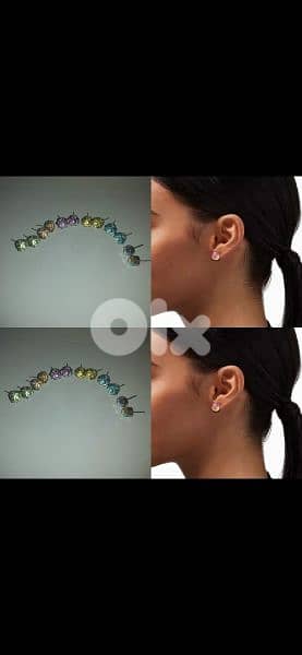 earrings fi kaza lon 7abbe kbire 3=15$ 1
