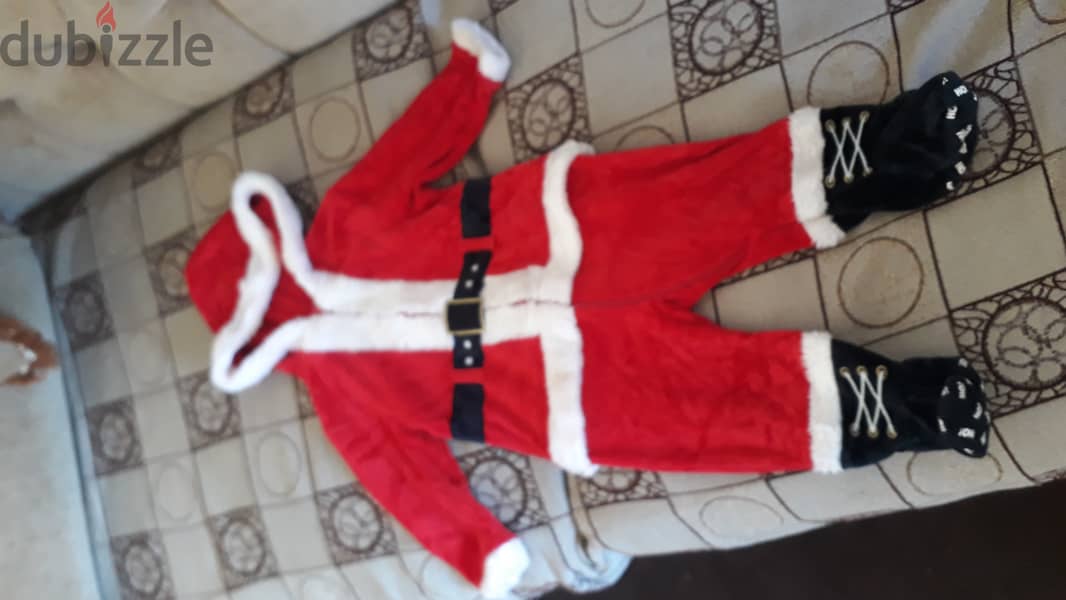 Overall Papa Noêl for baby 0