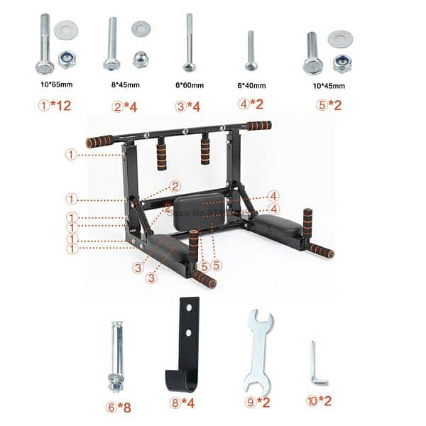 Adjustable Chin-Up Bar 2