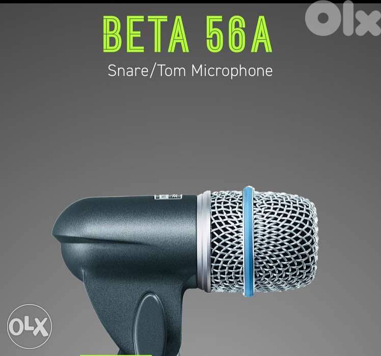 Shure Beta 56A Original (Snare/Tom Microphone) 0