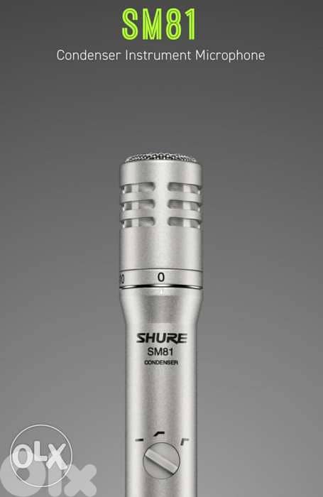 Shure SM 81 Original ( Condenser Instrument Microphone) 1