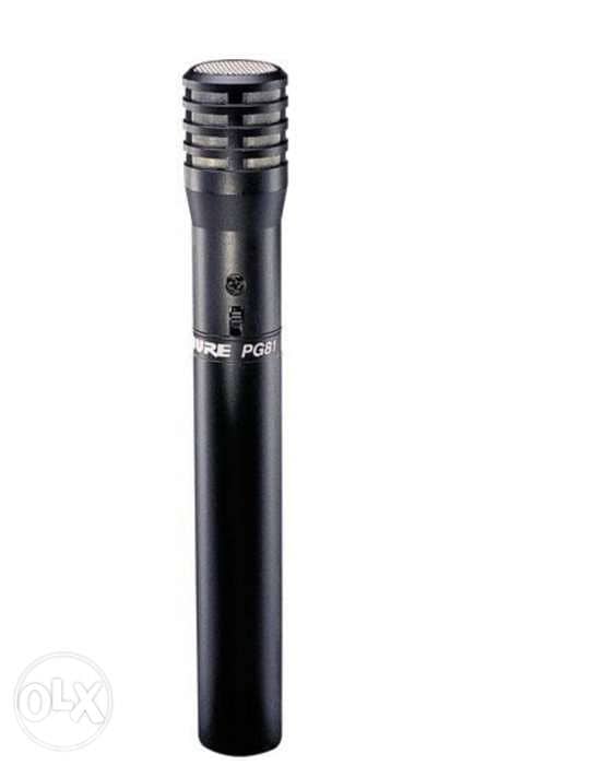 Shure PG81 (Condenser Instrument Microphone) 0