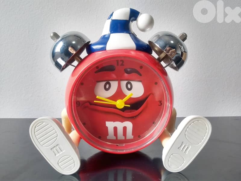 M&Ms retro style collectible alarm clock 0