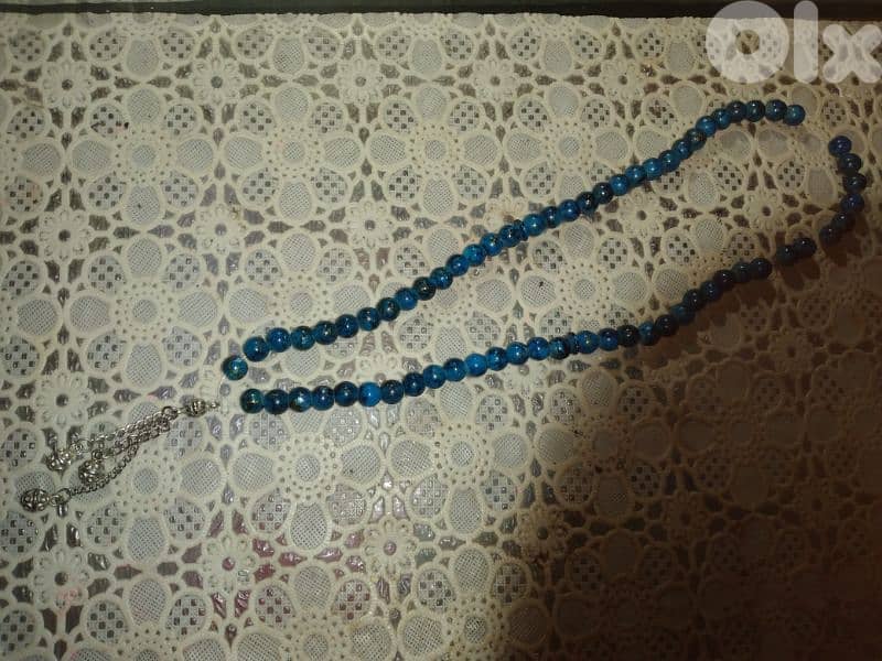 Antique sebha lon azra2 mta3am aswad 5