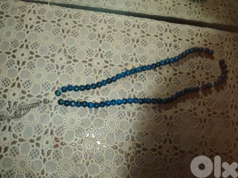 Antique sebha lon azra2 mta3am aswad 9