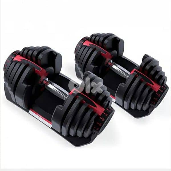 2Pcs Adjustable Dumbbell 2
