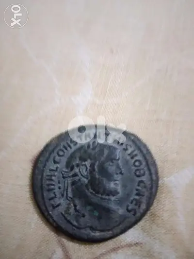 Ancient Bronze Roman Coin for Emperor Constaninuis year 306