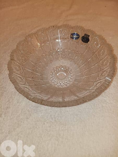 Vintage Bohemia hand cut 24% lead crystal 0