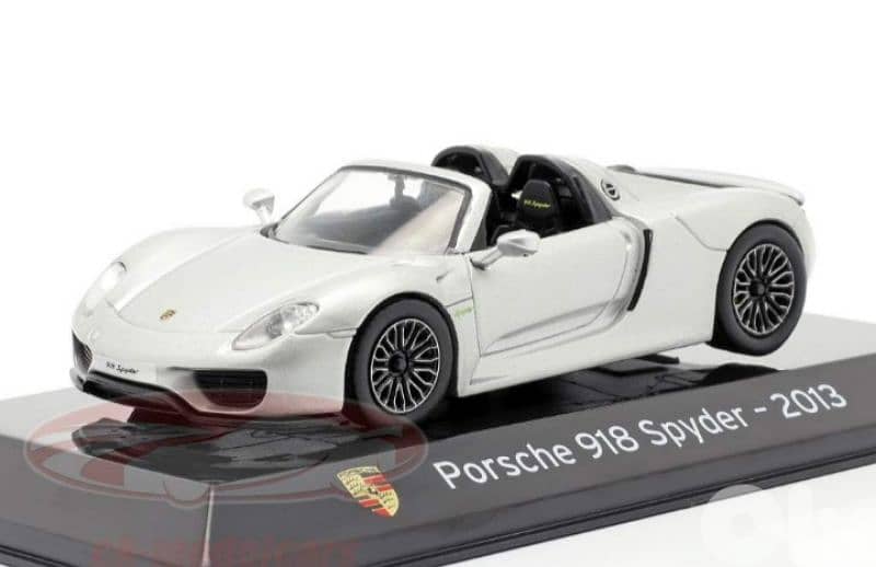 Porsche 918 Spyder (2013) diecast car model 1;43. 1