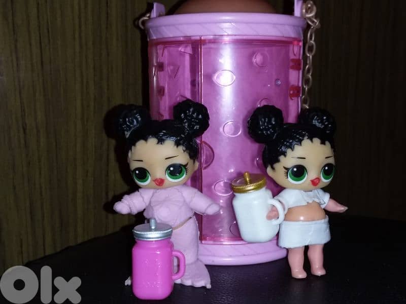 2 LOL MGA Gorgeous Small weared dolls +OMG box +2 Termos Cups, All=25$ 0
