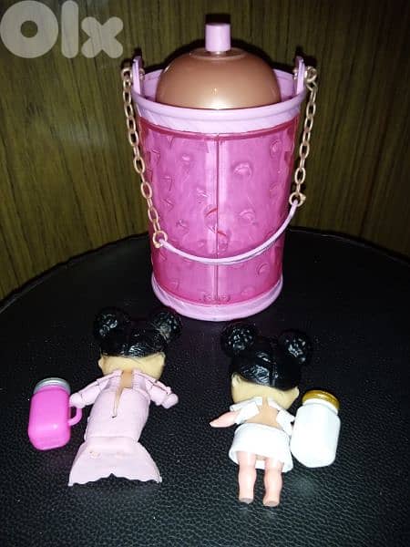 2 LOL MGA Gorgeous Small weared dolls +OMG box +2 Termos Cups, All=25$ 3