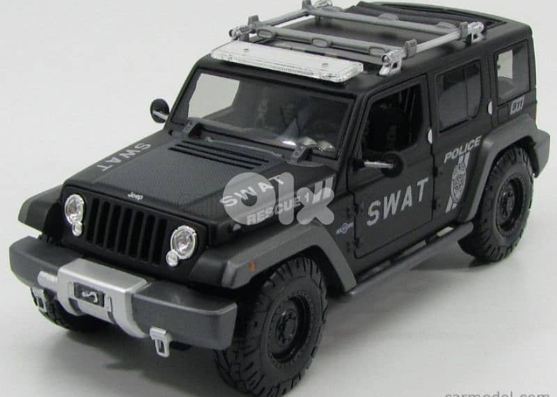 Jeep Wrangler Rescue diecast car model 1;18 0