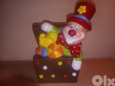 clown box porcelaine small moneykeeper