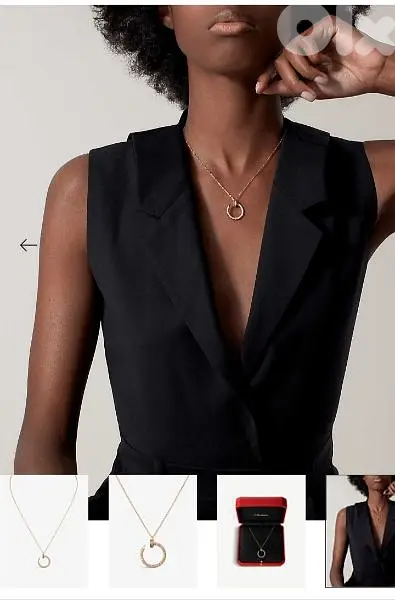 necklace copy juste un clou cartier bass gold