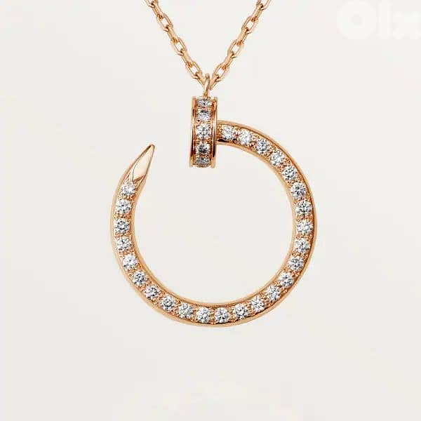 necklace copy juste un clou cartier bass gold 4