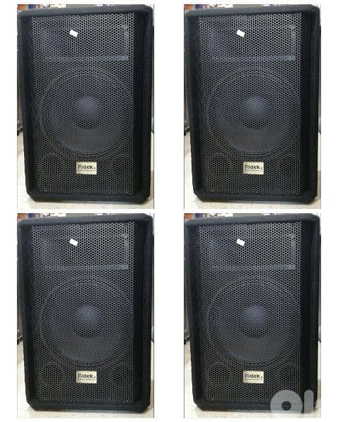 4 speaker fidek 12 inch passive khachab jded 0