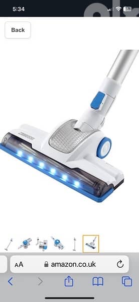 Zanussi cordless rechargeable hand stick 5