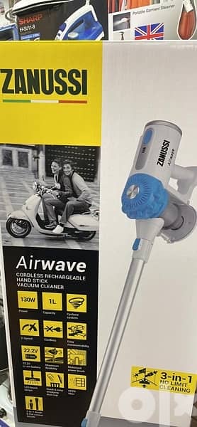 Zanussi cordless rechargeable hand stick 11