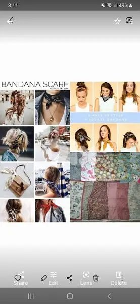 bandana scarves 50cm * 50cm  2=15$
