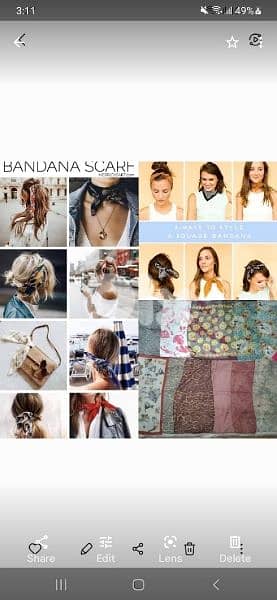 bandana scarves 50cm * 50cm  2=15$ 0