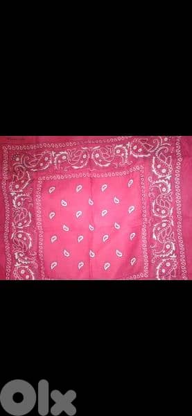 bandana scarves 50cm * 50cm  2=15$ 5