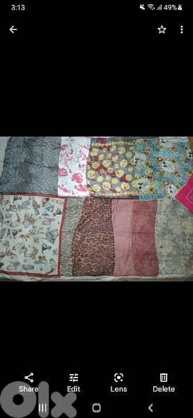 bandana scarves 50cm * 50cm  2=15$ 17
