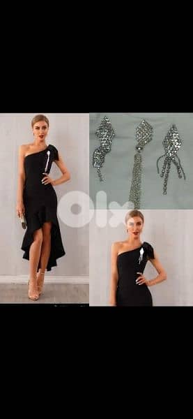 tassel brooch 2 styles all strass 0
