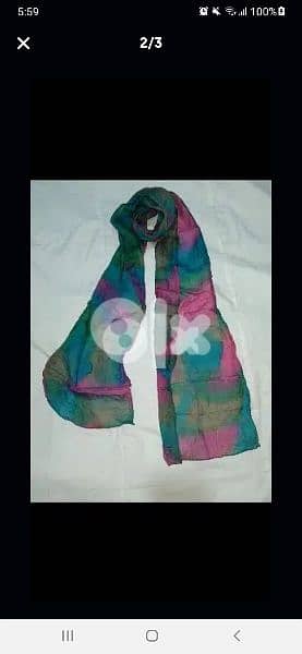 scarf foulard mlawan toul 180cm b 3ared 30cm  2= 15$ 2