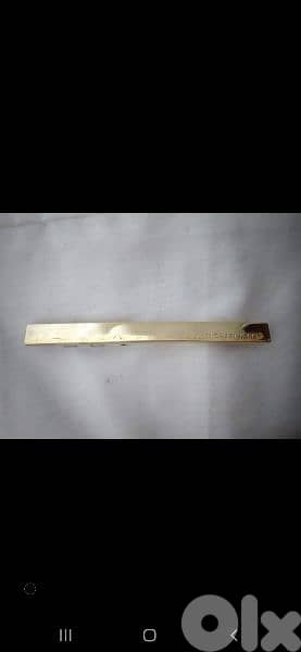 pin brooch gold tone original MK 2