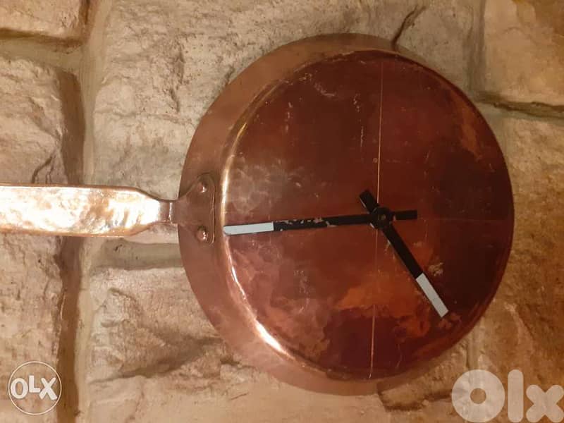 مقلاية نحاس أحمر أنتيك 2