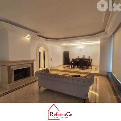 Fully furnished with terrace in Jdeideh شقة مفروشة مع تراس في جديده