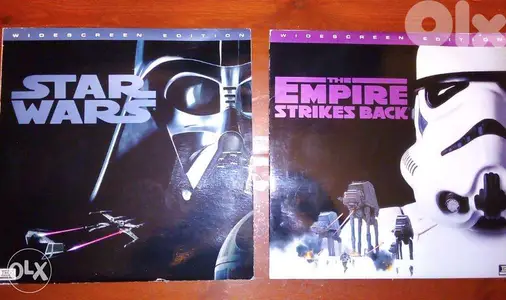 two star wars laser discs