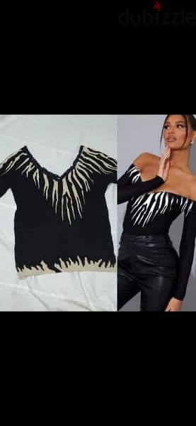 women sweater beige with black s to xxL 0