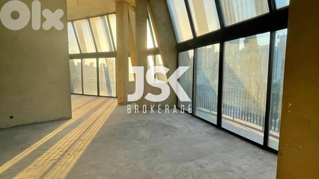 L10752-Core & Shell Loft for Sale with City View in Achrafieh 0