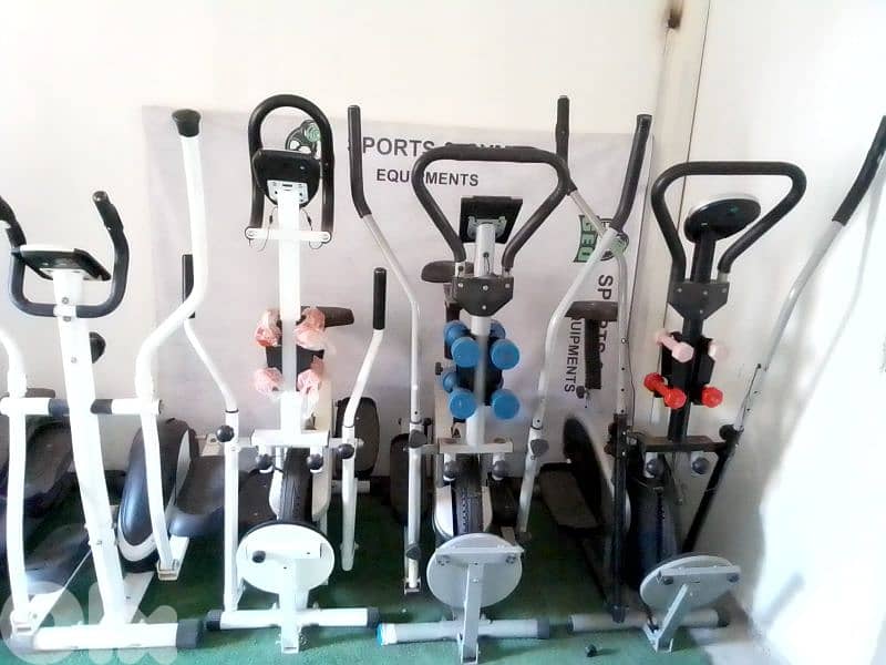 Elliptical cardio machine 4 in 1 03027072  مكنة كارديو لحرق الدهون 0