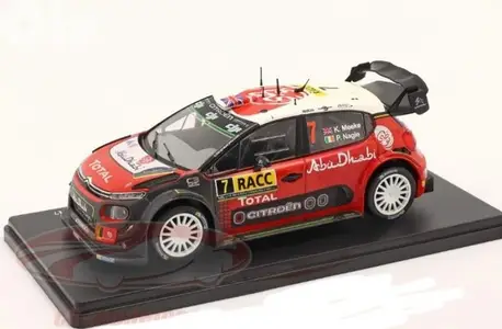 Citroën C3 WRC Rallye Catalunya (2017) diecast car model 1:24.