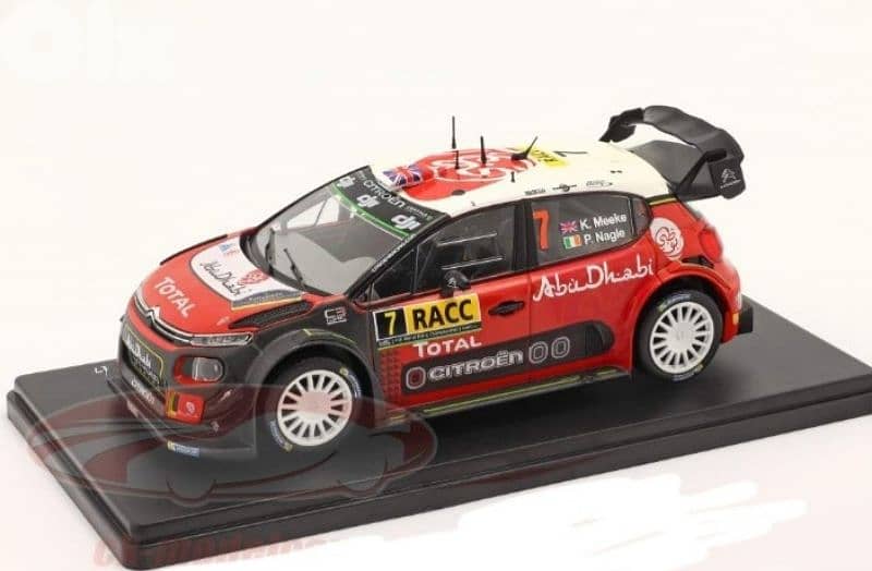 Citroën C3 WRC Rallye Catalunya (2017) diecast car model 1:24. 0