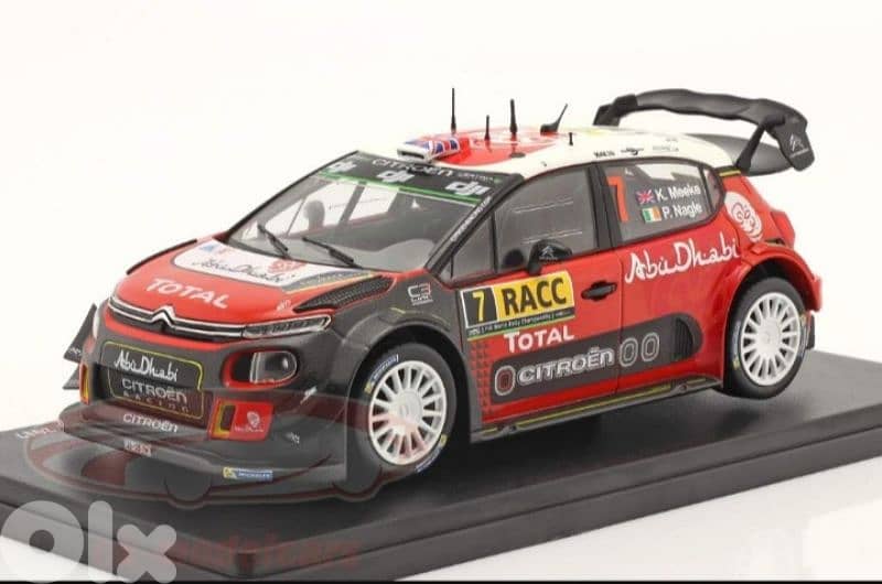 Citroën C3 WRC Rallye Catalunya (2017) diecast car model 1:24. 1