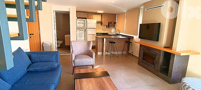 L10754-Furnished Triplex Chalet with Garden For Rent Ouyoun El Simen