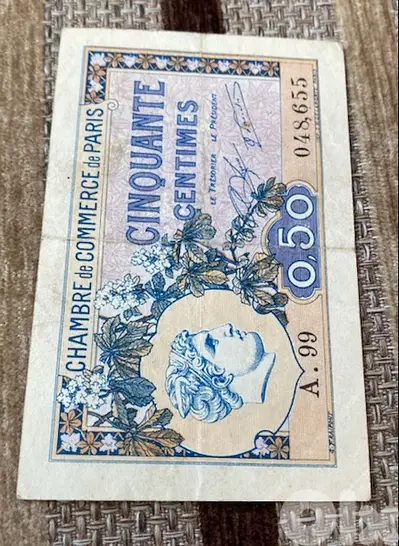 عملة نصف فرنك فرنسي سنة ١٩٢٢
