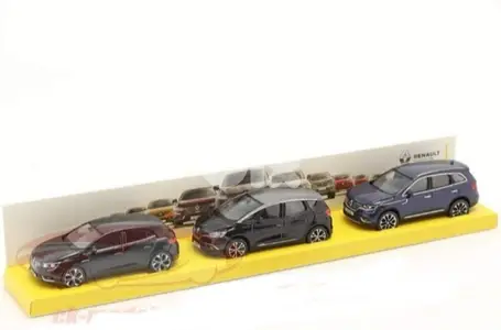 Renault 3 car set diecast car model 1;64.