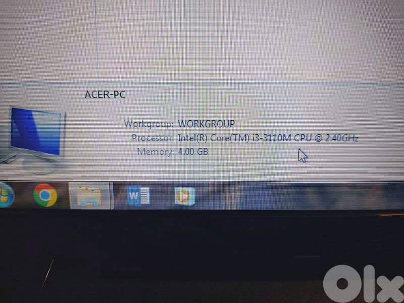 Acer Aspire Laptop, E1 571-15.6", Intel Core I3, 500Gb,4gb, very good 2