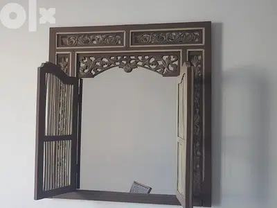 Antique Window mirror from a building in Spanish Harlem