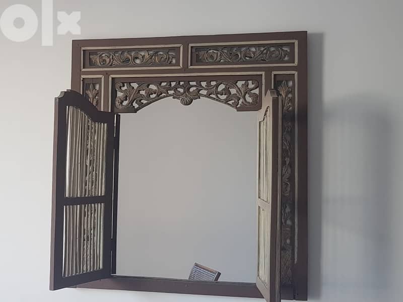 Antique Window mirror from a building in Spanish Harlem 0