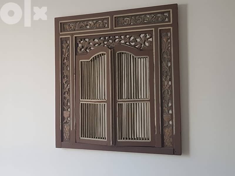 Antique Window mirror from a building in Spanish Harlem 1