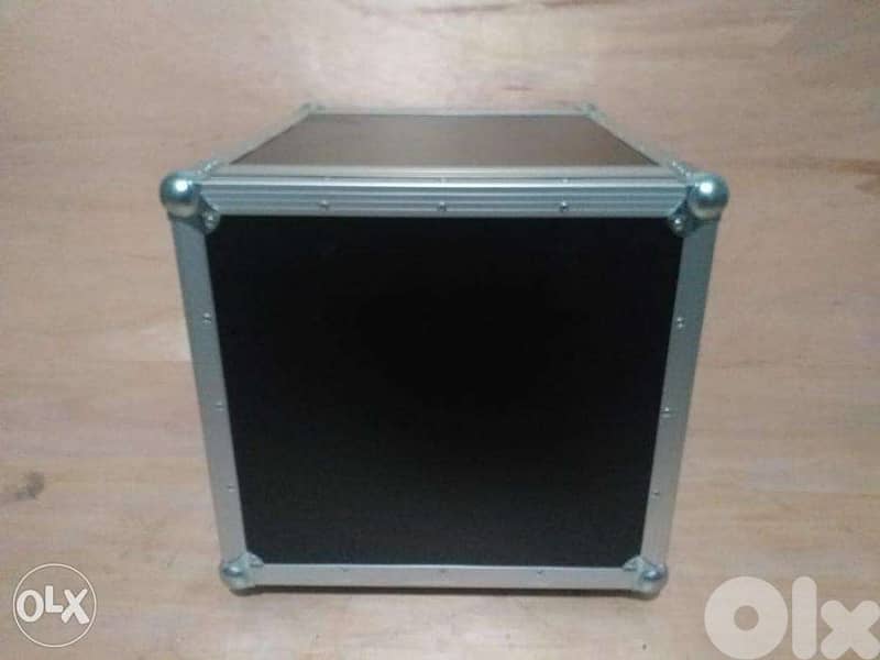 Flight case 10 u double door Depth = 55 1