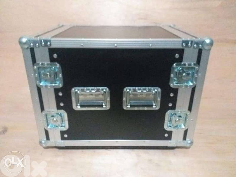 Flight case 10 u double door Depth = 55 2