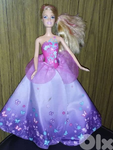 FAIRY TASTIC/ BUTTERFLY/ PRINCESS Barbie 3 in 1 Mattel Great doll=30 5
