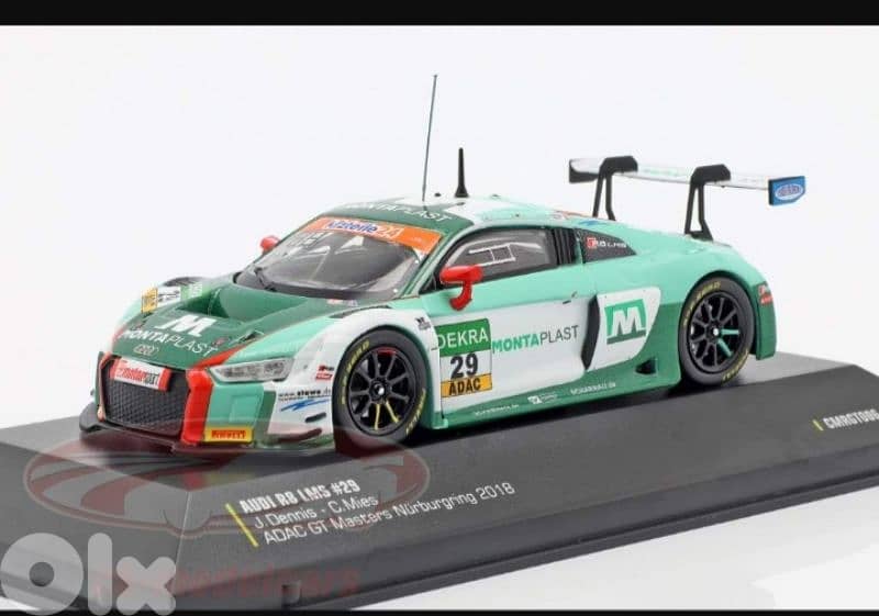 Audi R8 LMS (GT Masters 2018) diecast car model 1;43. 1