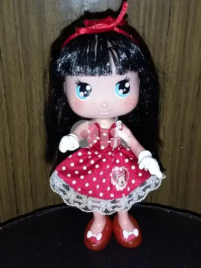 I LOVE MINNIE MOUSE Disney 17Cm FAMOSA medium Rare Vintage Great doll.